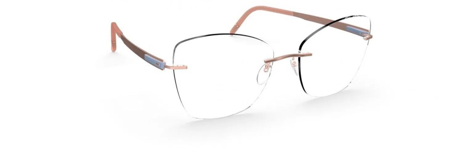 Silhouette Blend Chassis Rimless 5555 Eyeglasses - view 20